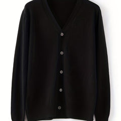 Men's Vintage Style V Neck Button Up Cardigan Coat