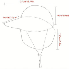 Women's Quick Dry Sun Hat With Neck Guard