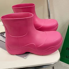 Women's Waterproof Lightweight Rain Boots, Non slip