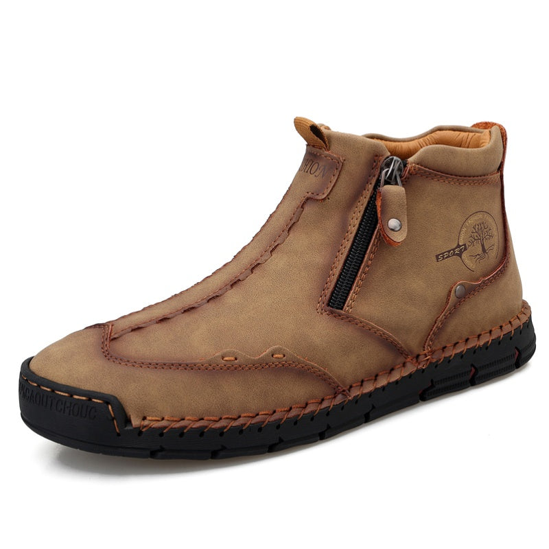 Men's Casual Chukka Boots Flat Shoes Non Slip