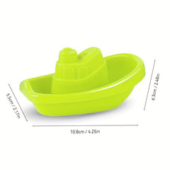 Colorful Stacking Boat Bath Toy for Kids Water Play Learning Durable Material
