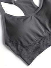 Sports Bra Women's Full Coverage Racer Back Seamless T-shirt Bra