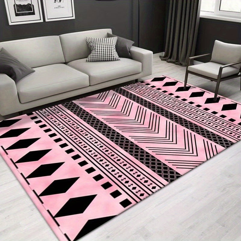 Moroccan Area Rug Soft & Anti Fatigue Machine Washable