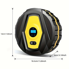 Portable 12V Car Tire Inflator Pump for Sedans - Quick & Easy to Use