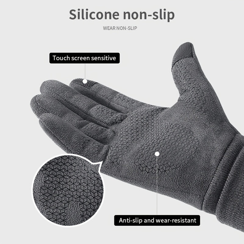 Deer Riding Gloves Winter Outdoor Touch Screen Windproof Cycling Accessories