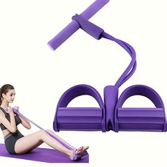 Yoga 4 Tube Sit Ups Pedal Puller Fitness Equipment