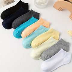 10 Pairs Soft Lightweight Low Cut Ankle Socks Women's Stockings & Hosiery