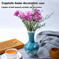 MIANQI 3D Puzzle Vase Floral Pattern No Batteries Needed Brain Teaser