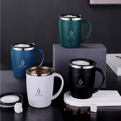 17oz Stainless Steel Insulated Coffee Cup Lightweight Leakproof Water Bottle
