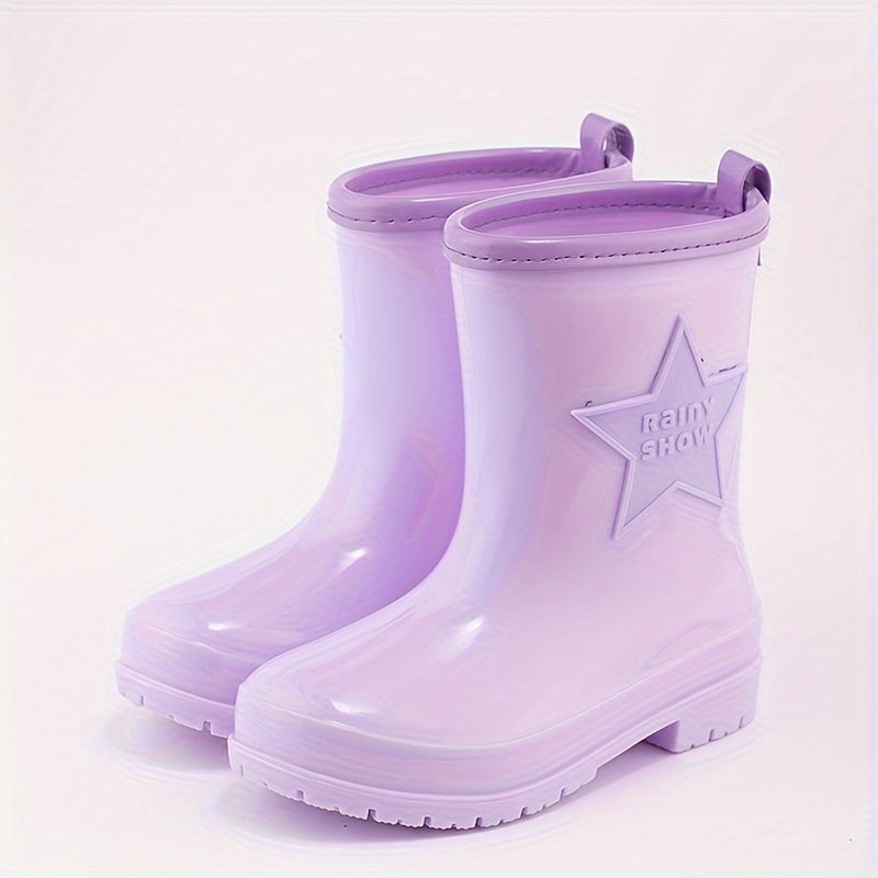 Women's Waterproof Rain Boots Wear Resistance Non Slip Water Shoes