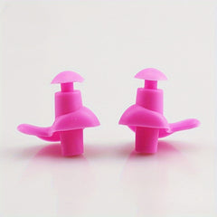 2pcs Silicone Earplugs for Swim Bath Surf Kayak