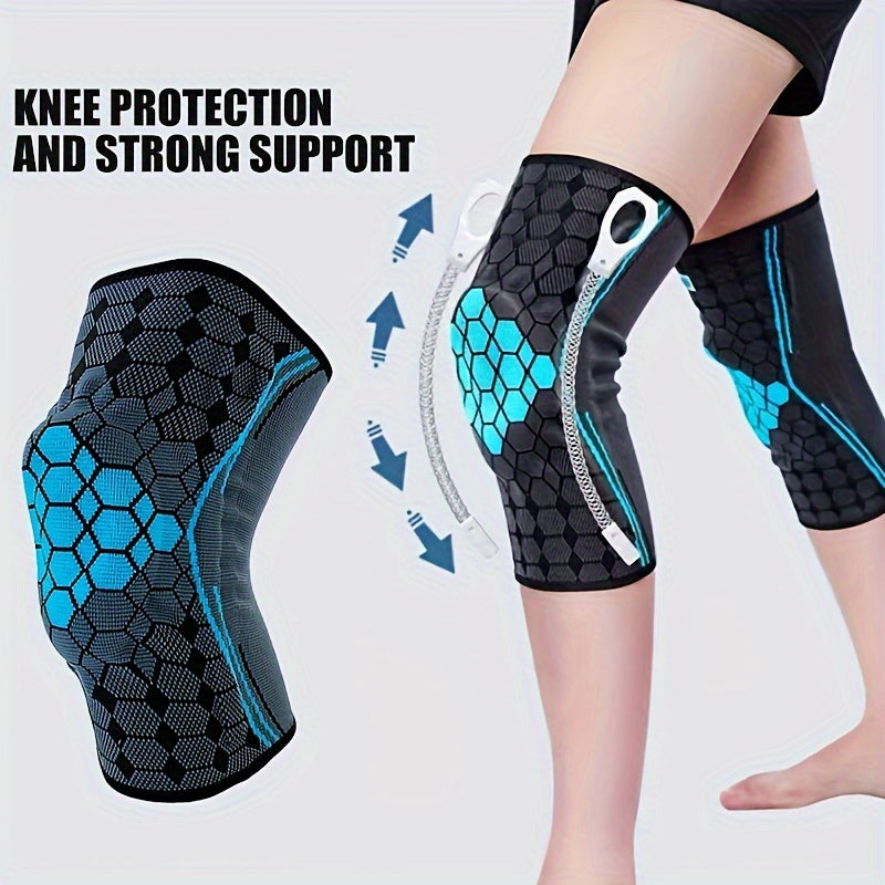 Spring Supported Knee Protector for Outdoor Fitness