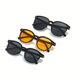 ZYPC001 Men's PC Frame Driving Sunglasses UV400 Polarized Retro Sun Protection