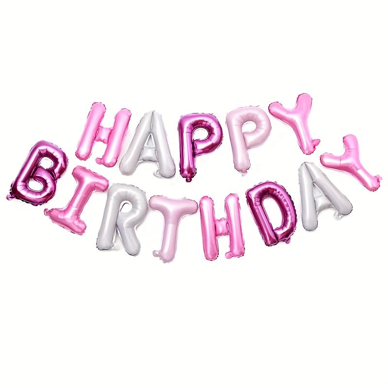 Happy Birthday Alphabet Balloon Set