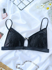 Lace Wireless Bra Cut Out Lingerie