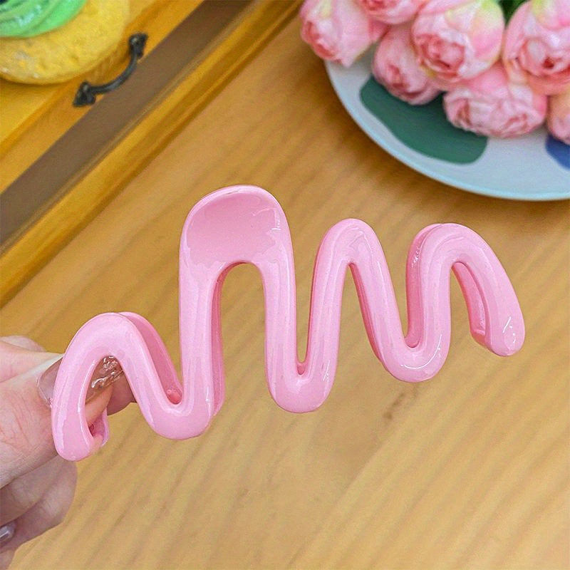 1pc S Shape Large Hair Clips for Girls