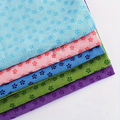 Non Slip Yoga Mat Cover Towel Foldable Exercise Blanket