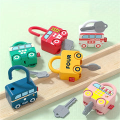 Baby Learning Lock Educational Toys Matching & Counting Montessori Math Toys