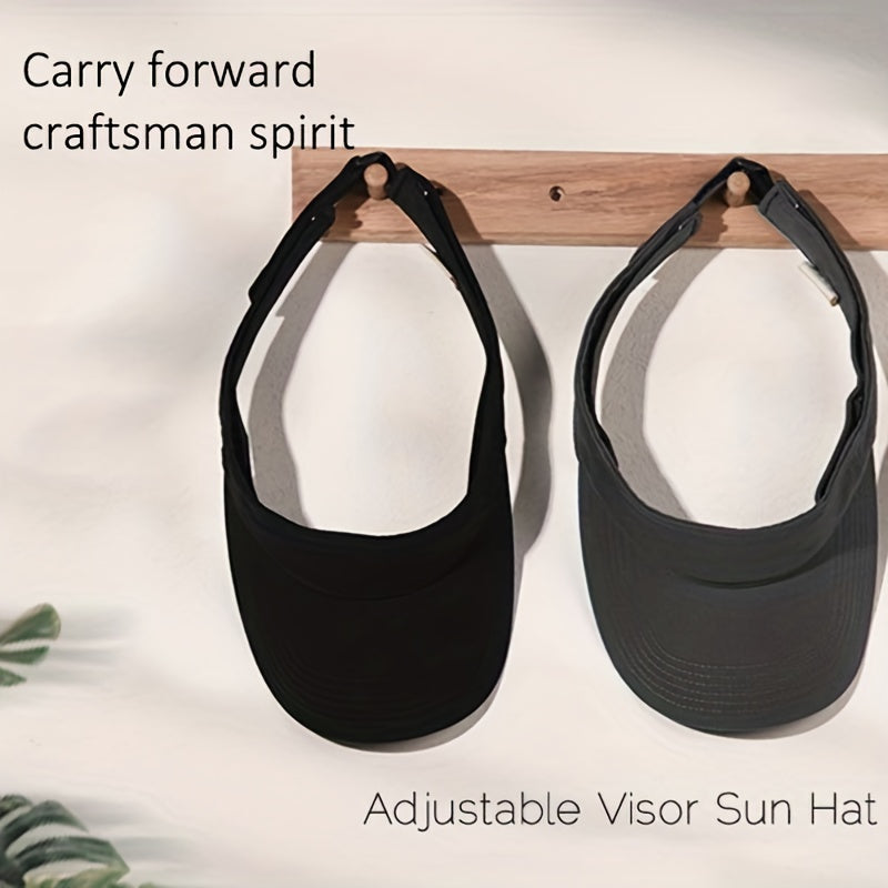 Summer Sun Visor Hats for Women Men with Ponytail Hole