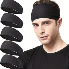 30pcs Sweat Wicking Headband Non Slip Headbands for Running Fitness Hairband