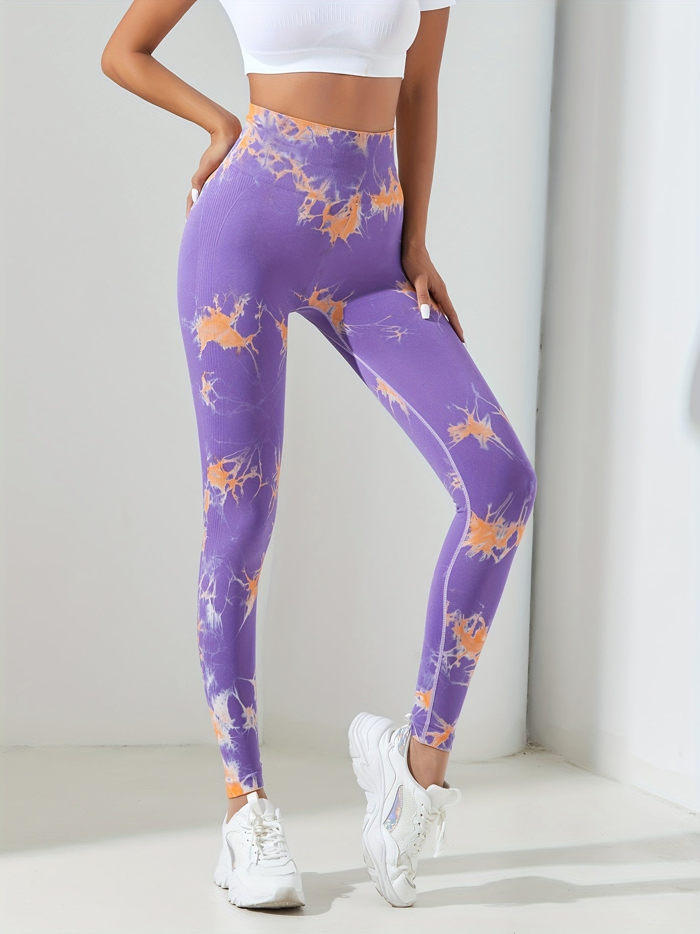 Tie Dye Yoga Pants Butt Lift Leggings Women's Activewear