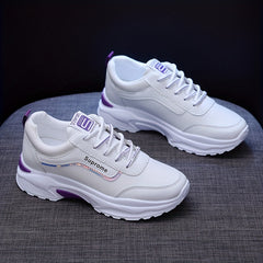 Women's Letter Soft Sole Running Shoes Athletic Sneakers