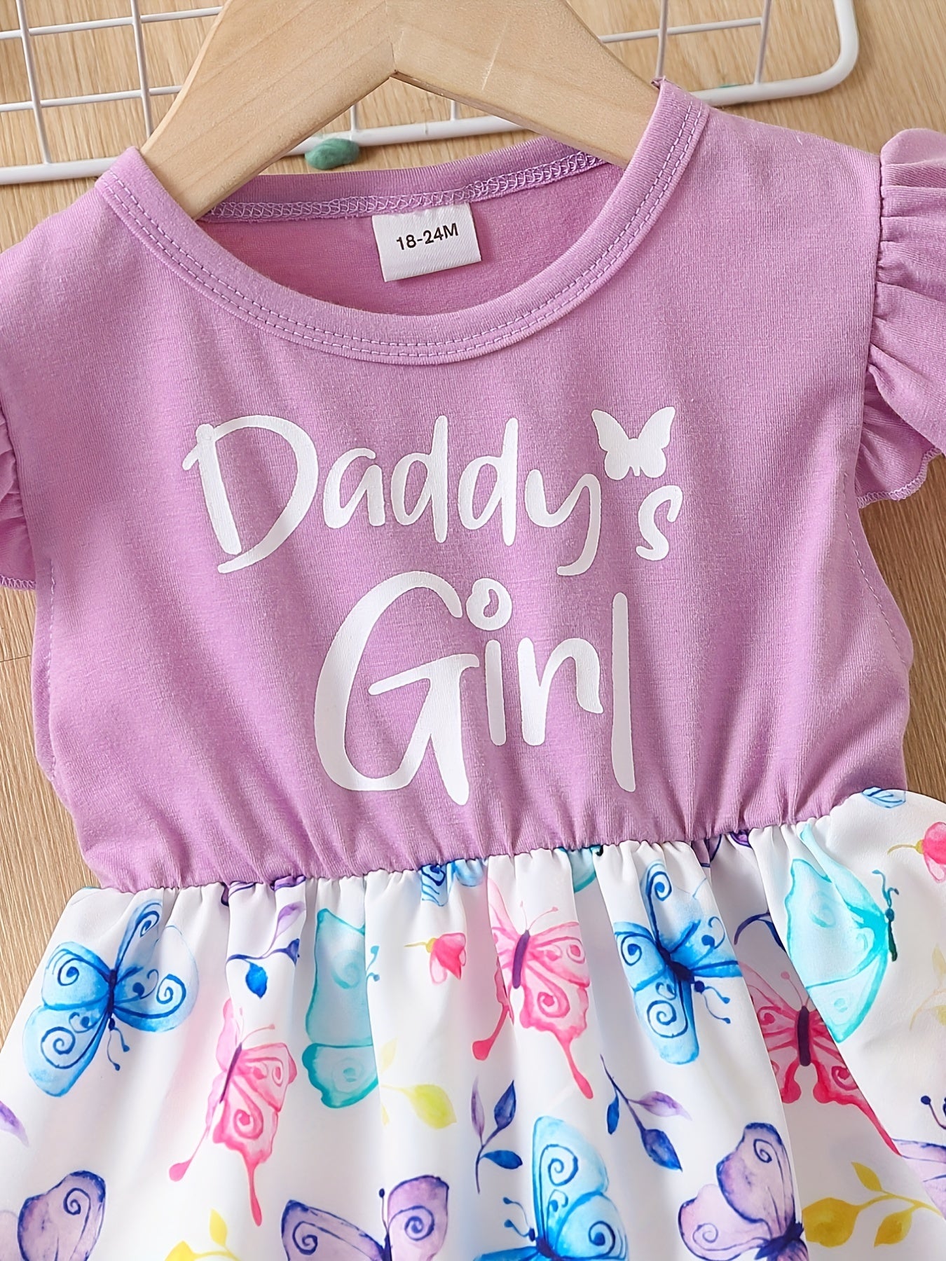 Toddler Girls Daddy's Girl Princess Dress for Party