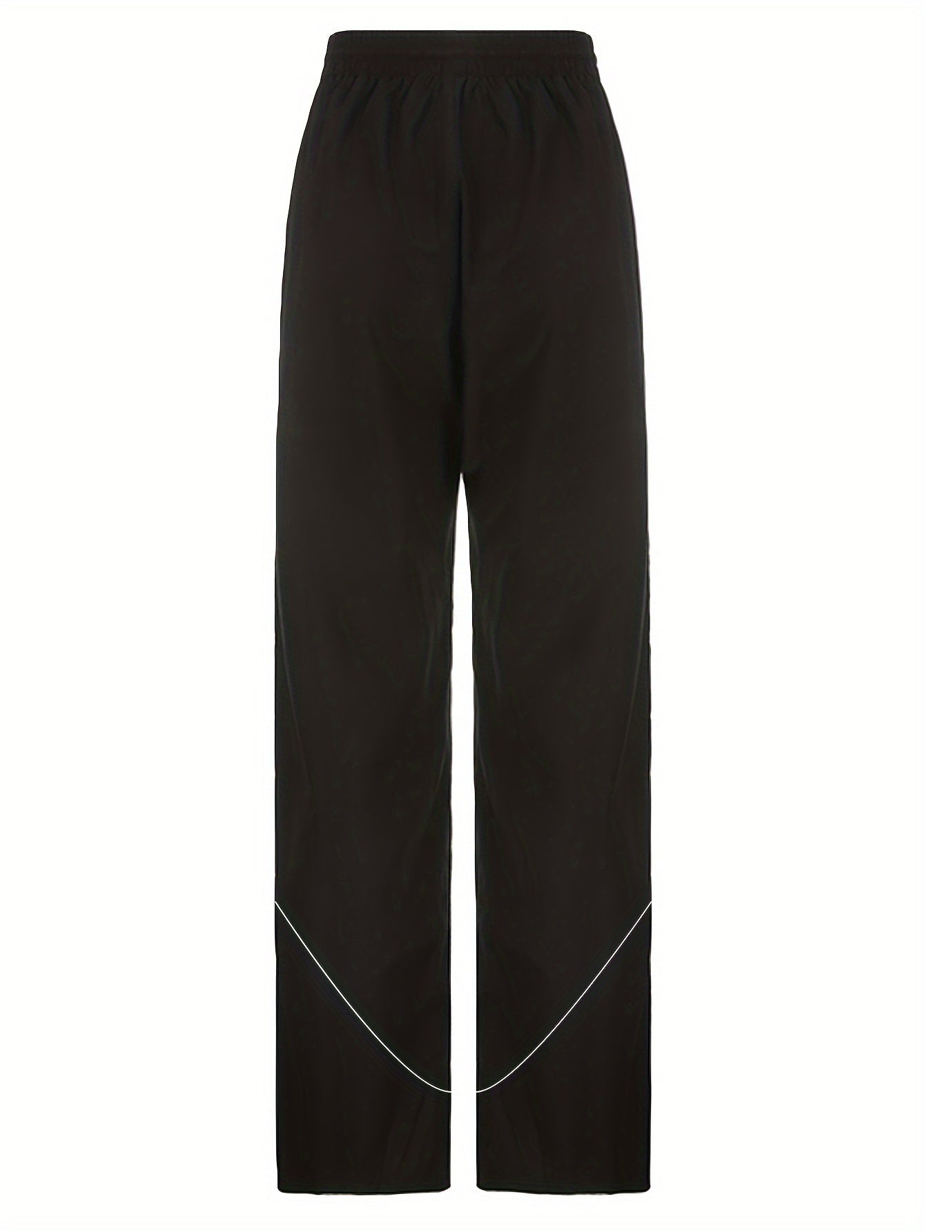 Loose Elastic Waist Cargo Pants with Side Pocket