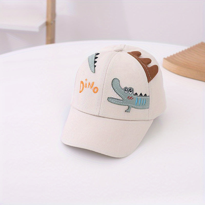 Cute Dinosaur Kids Hat with Sun Protection for All Seasons