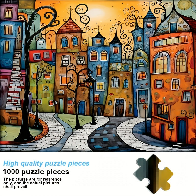 Fantasy World Puzzle 1000pcs Wildflowers and Books High Difficulty