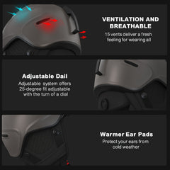 Ski Helmet Snowboard Helmet For Men&Women