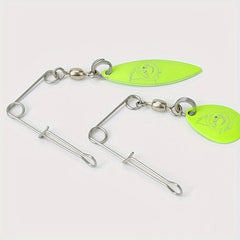 Metal Hard Bait Blade for Soft Lure Fishing Tackle