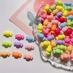 10pcs Random Mixed DIY Candy Earrings Hair Accessories Resin Charms