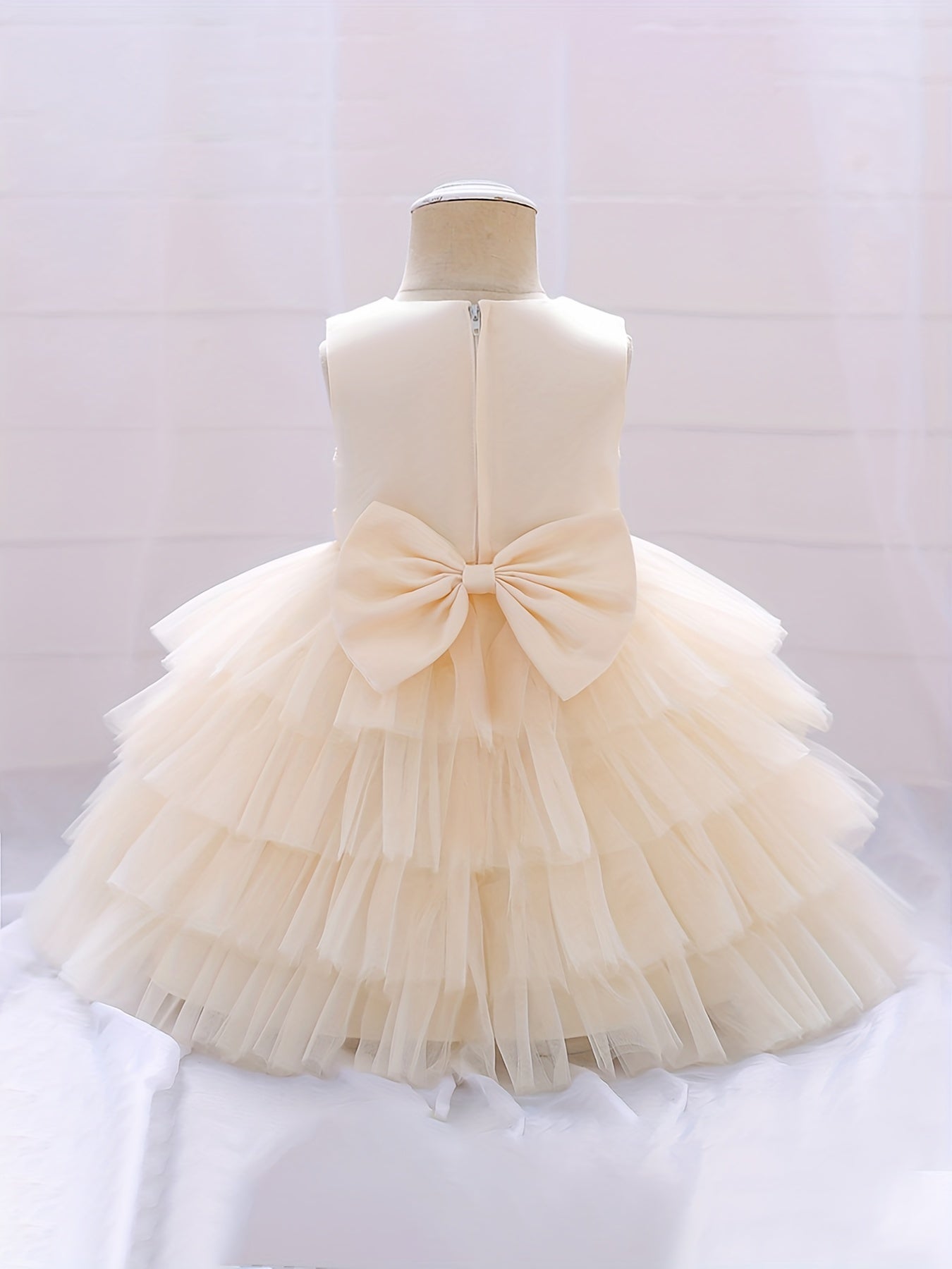 Kids Fairy Sleeveless Mesh Fluffy Dress