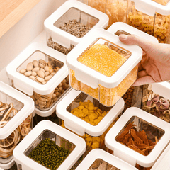 Food Organizer Kitchen Pantry Storage Jars with Lids Biscuit Tea Canister