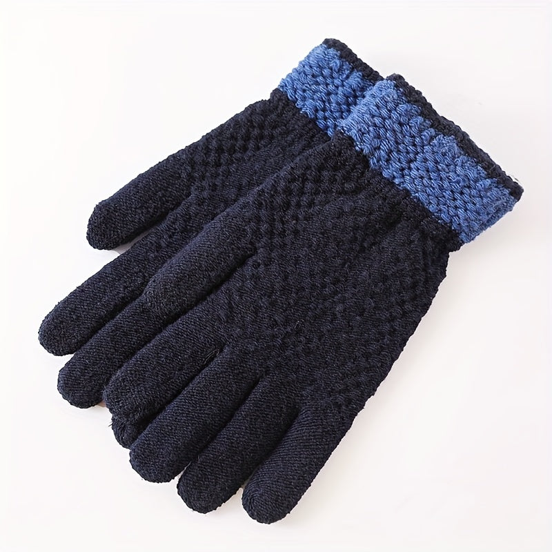 Warm Touch Screen Knitted Gloves for Winter Cycling Driving