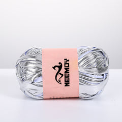 Magic Glistening Faux Leather Cloth Yarn 100g