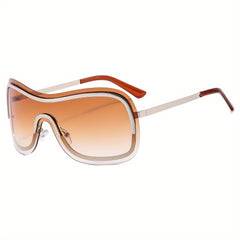 Y2K Sunglasses One-piece Lens