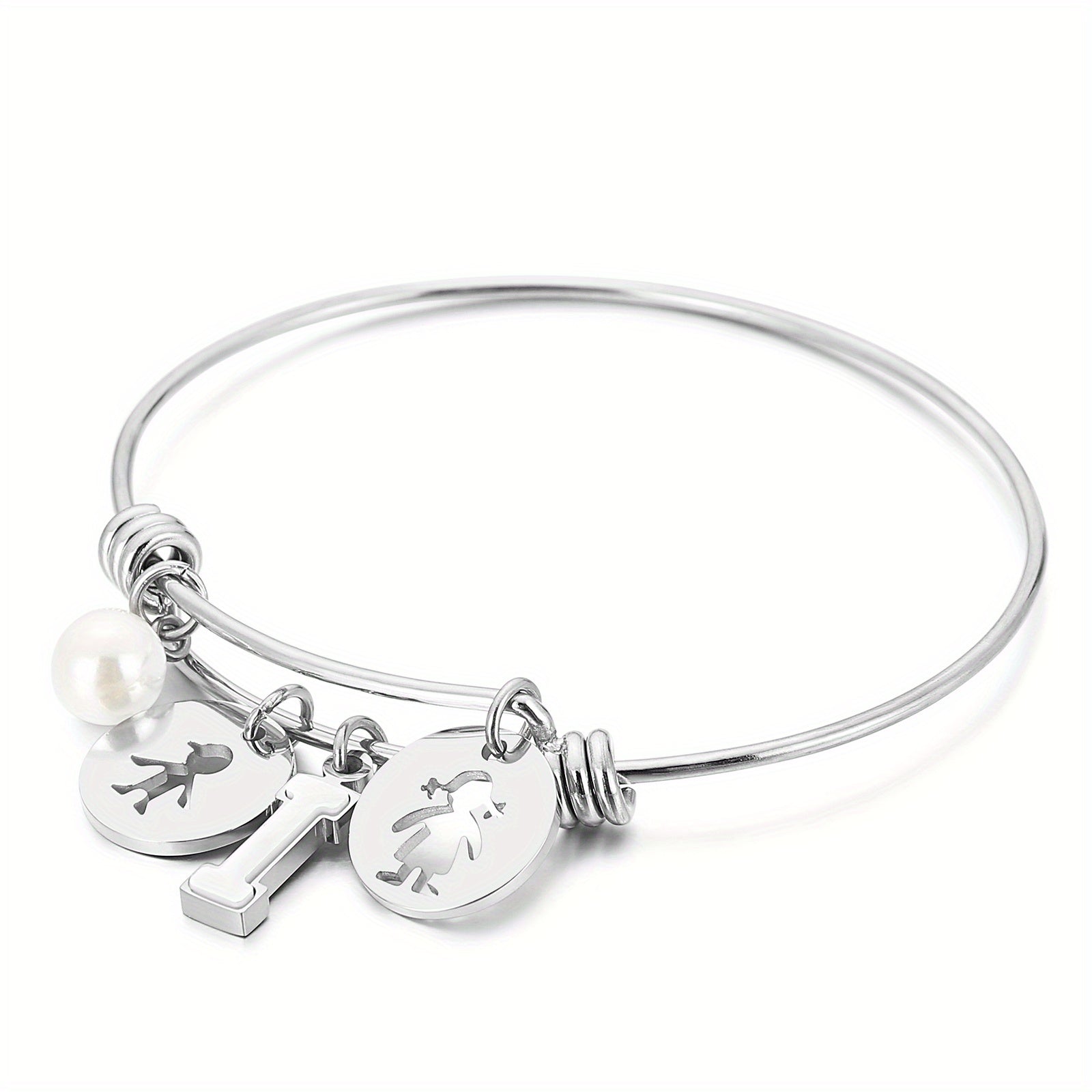 BFF English Letter H N Pendant Bracelet For Girls Gift Friends Kids Accessories