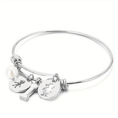 BFF English Letter H N Pendant Bracelet For Girls Gift Friends Kids Accessories