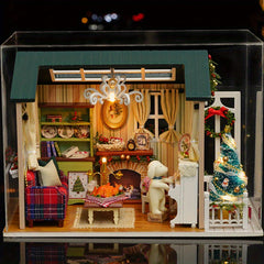 3D Cabin House Jigsaw Puzzle DIY Christmas Gift Girls Children's Toy
