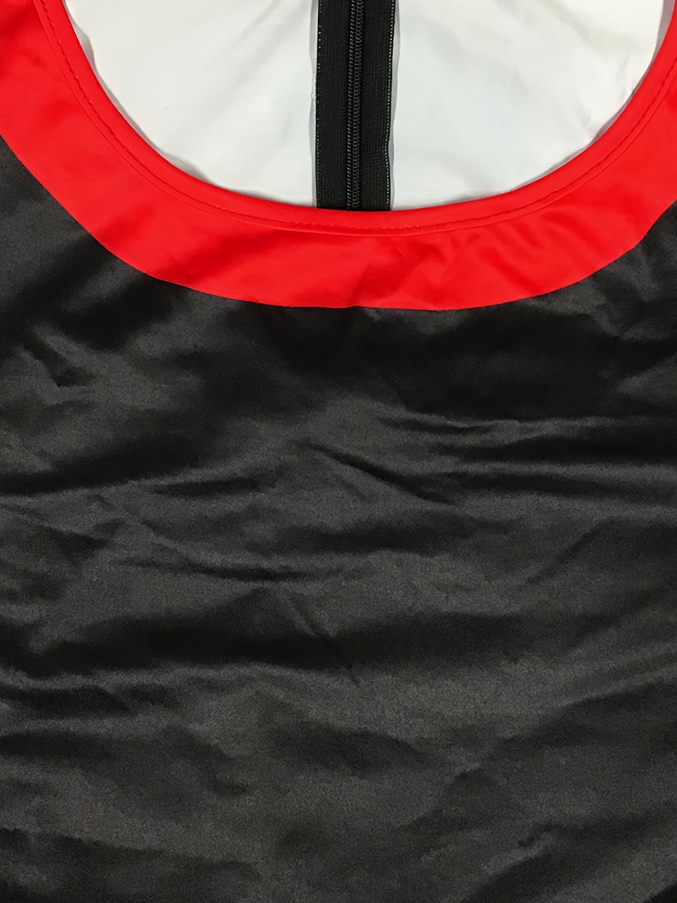 Colorblock Long Sleeve Bodycon Midi Dress