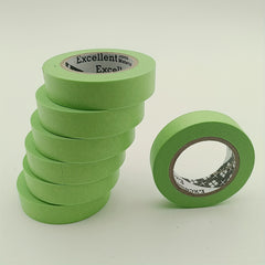 7pcs Green Paint Washi Tape 1.0in x 59ft - Protects Surface, Easy to Remove