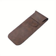 Retro PU Leather Eyeglasses Case Travel Soft Glasses Bag