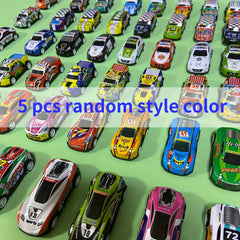 5-20pcs Pull Back Toy Cars Alloy Metal Die Cast Race Cars