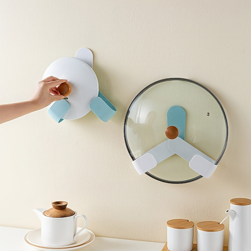 Rotary Storage Rack Pot Lid Holder Pots And Pans Organizer