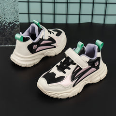 Girl's Chunky Shoes Soft Sole Sneakers For Kids