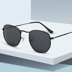 Square Polarized Sunglasses Mirrored Lens for Men and Women