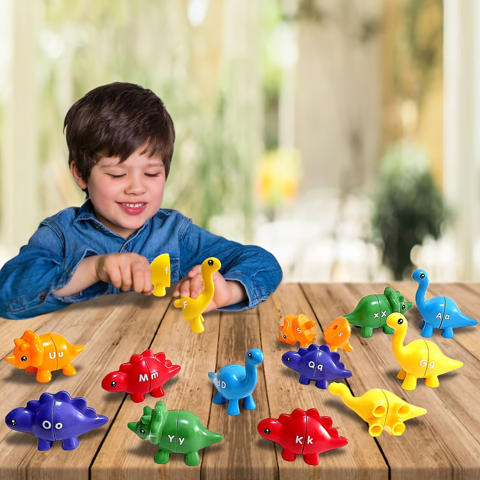 Dinosaur Matching Toy 18 Months Learn Numbers 1-10