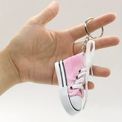 Canvas Shoes Keychain Funny Key Ring Pendant Bag Accessories